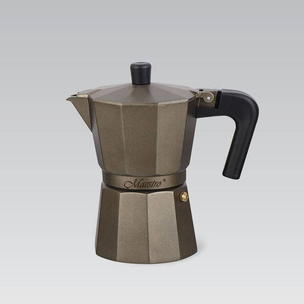 Кофеварка Maestro MR-1666-3 BROWN "Espresso Moka" 150 мл алюмін 1666-3BRм фото