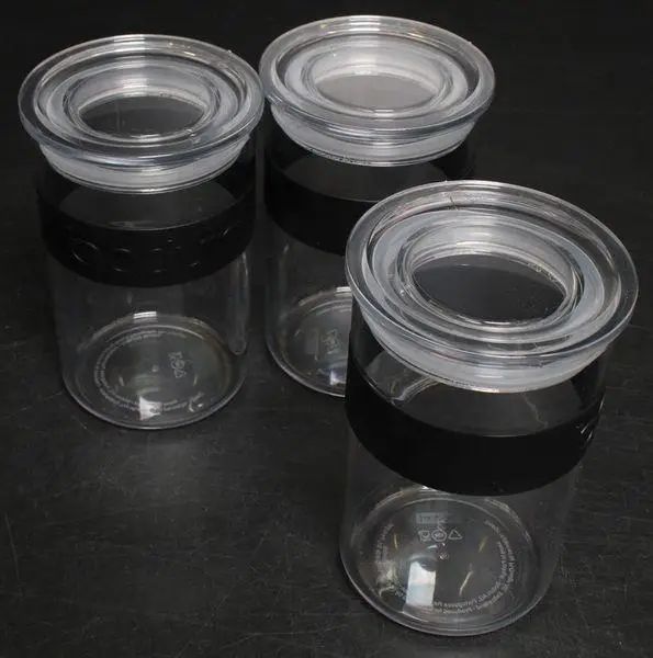 Набір банок для зберігання продуктів Bodum Presso 12 шт (4х0,25, 3х0,6, 3х1, 2х2 л) K11830-01SA-1 фото