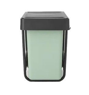 Бак для мусора Brabantia Sort&Go 30 л x 2 шт. Темно-сірий + зелений 232527 фото