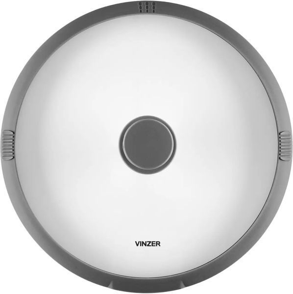 Кришка скляна з силіконовим ободом, 24 см, 50250 Vinzer 50250 фото
