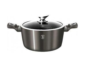 Каструля із кришкою Berlinger Haus Metallic Line Carbon Edition 6.1 л 1236NBH фото