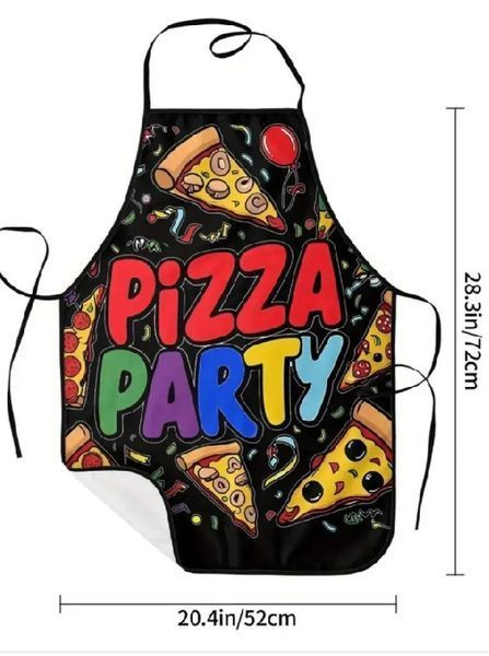 Фартук с принтом (Pizza party) PP фото