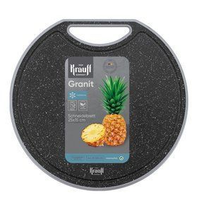 Дошка кухонна 25x15 см Krauff Granit пластикова 29-305-215 фото