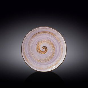 Тарілка десертна Wilmax Spiral Lavander 20.5 см 669712/A фото