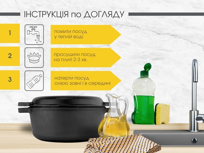 Кришка чавунна 36 см Brizoll 360A-K фото