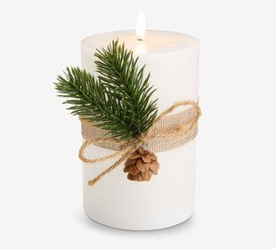 LED-свічка з парафіну з реалістичним виглядом д.10см в.15см 6136900 фото