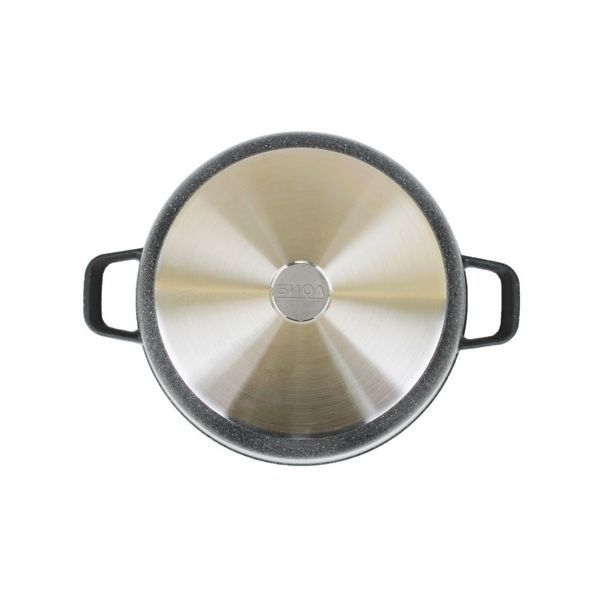 Каструля "Граніт грей" зі скляною кришкою BIOL K304PC K304PC фото