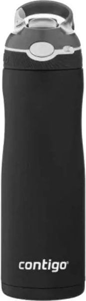 Пляшка спортивна з трубочкою Contigo Ashland Chill чорний 0.59 л (2136778) 2136778 фото