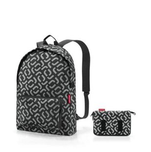 Рюкзак Reisenthel Mini Maxi Rucksack складной Signature Black AP 7054 фото