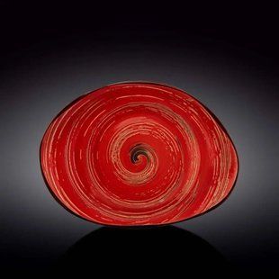 Блюдо 33,0 см Wilmax Spiral Red 669242/A фото