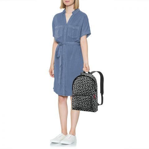 Рюкзак Reisenthel Mini Maxi Rucksack складаний Signature Black AP 7054 фото