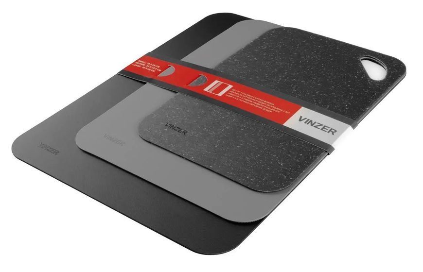 Набір обробних дощок Vinzer Graphite Collection 3 шт. (50226) 50226 фото
