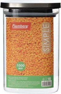 Банку для сипучих Simple Squar 1000 мл FSK 52242321 фото