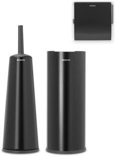 Набір аксесуарів BRABANTIA Renew з 3-х предметів чорний матовий (280603) 280603 фото