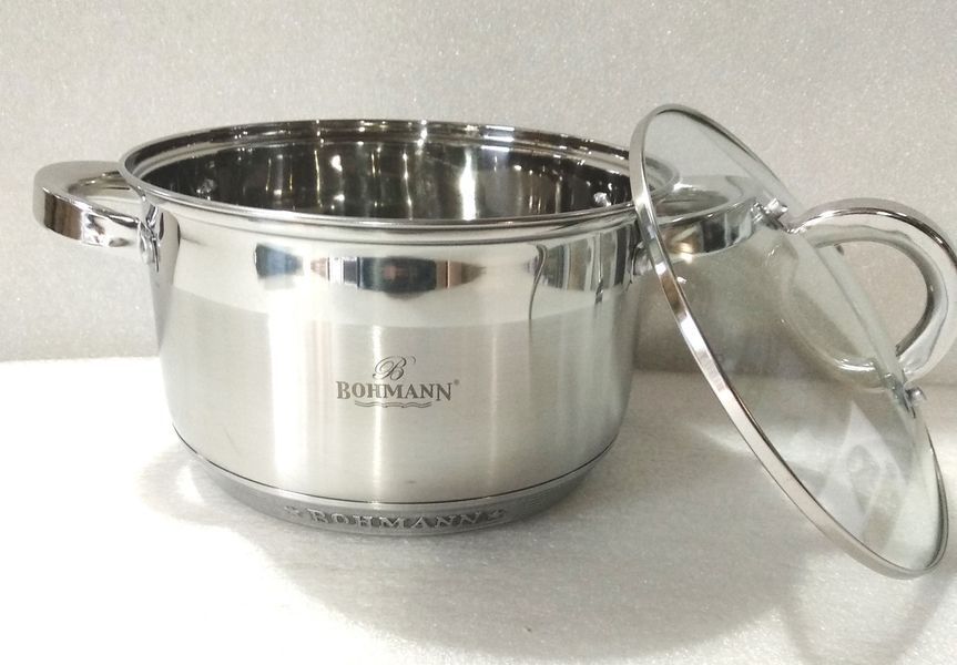 Кастрюля со стеклянной крышкой Bohmann (0715-24BH) 6,5 л / 24 см 0715-24BH-Ф фото