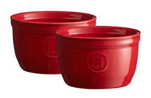 Набор форм порционных №9 Emile Henry Ovenware 34 - бордо 9x9x5,5 см (344009) 344009 фото