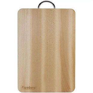 Кухонна дошка з ручкою 33x23x1,6 см бук FSK 50992258 фото