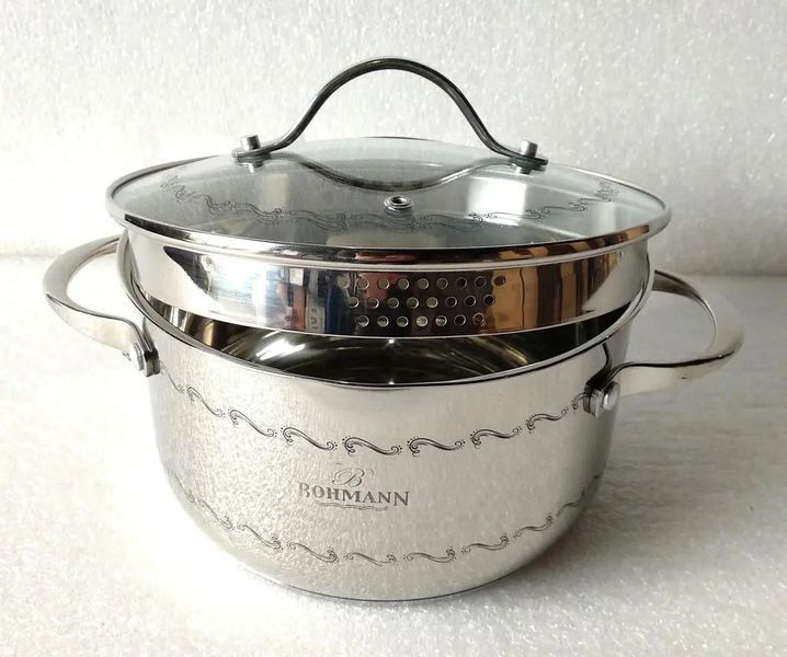 Кастрюля со стеклянной крышкой Bohmann (7010-18) 2.5 л / 18 см 7010-18 фото
