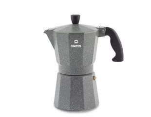 Кофеварка гейзерная VINZER Moka Granito, 9 чашек [89399] 89399 фото