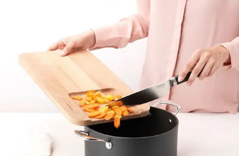 Дошка обробна для овочів Brabantia Profile 40х25 см бежева (260742) 260742 фото