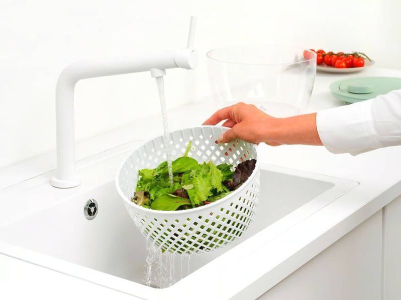 Сушарка для зелені Brabantia Tasty, біла та м'ятна 145407 фото