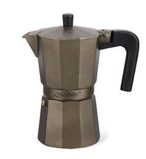 Кофеварка алюминий Maestro Espresso Moka BROWN	9 чашки 450 мл 1666-9BROWN фото