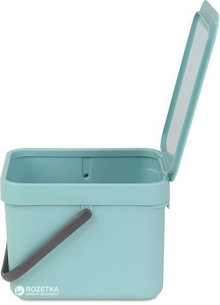 Ведро для мусора Brabantia Sort&Go 6 л Mint (109645) 109645 фото