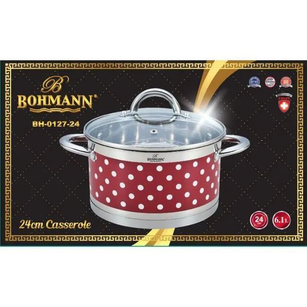 Кастрюля Bohmann BH-0127-24 6,1л/24см 0127-24 фото