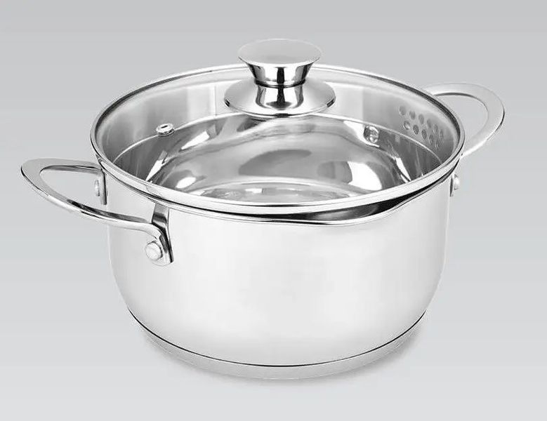 Каструля зі скляною кришкою Maestro 18см 2л 3510-18м фото