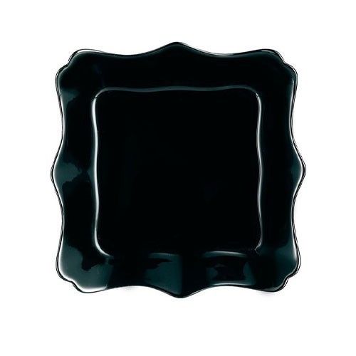 Тарілка глибока Luminarc Authentic Black квадратна 22х22 см склокераміка 1407j фото