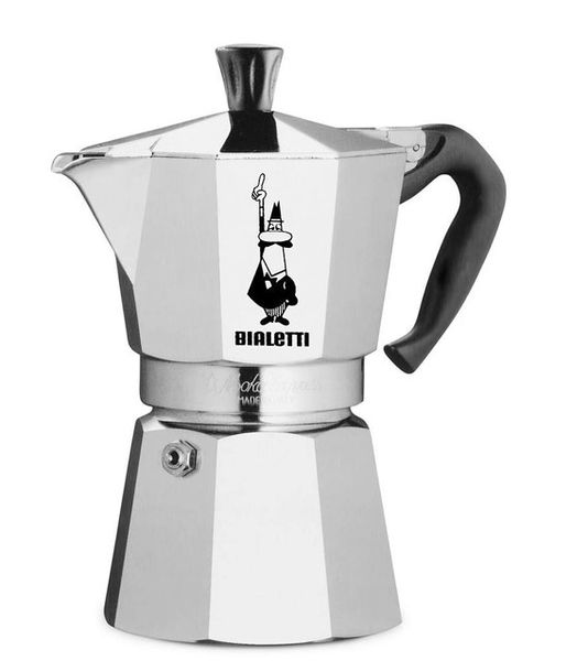 Гейзерная кофеварка Bialetti Moka Express 4 чашки 160 мл 1164 фото