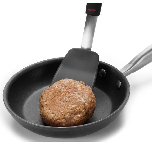 Лопатка кухонна Oxo Cooking Utensils силіконова сіра 33 см гнучка 2102700 фото