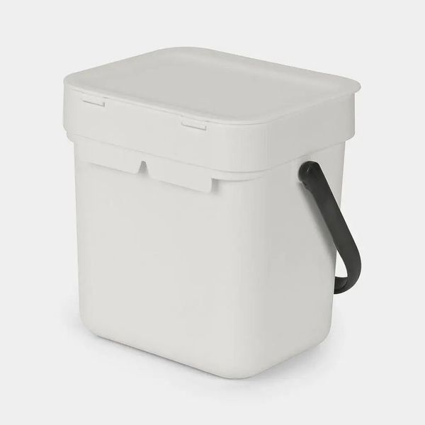 Ведро для мусора Brabantia Sort & Go 3 л Light Grey (213229) 213229 фото