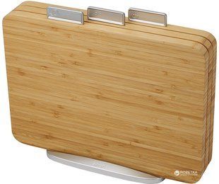Набір Joseph Joseph Chopping Boards 3 обробних дощок 35х29.5 см + підставка (60141) 60141 фото