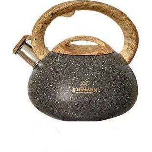 Чайник с свистком 3 л Bohmann black 313111384 фото