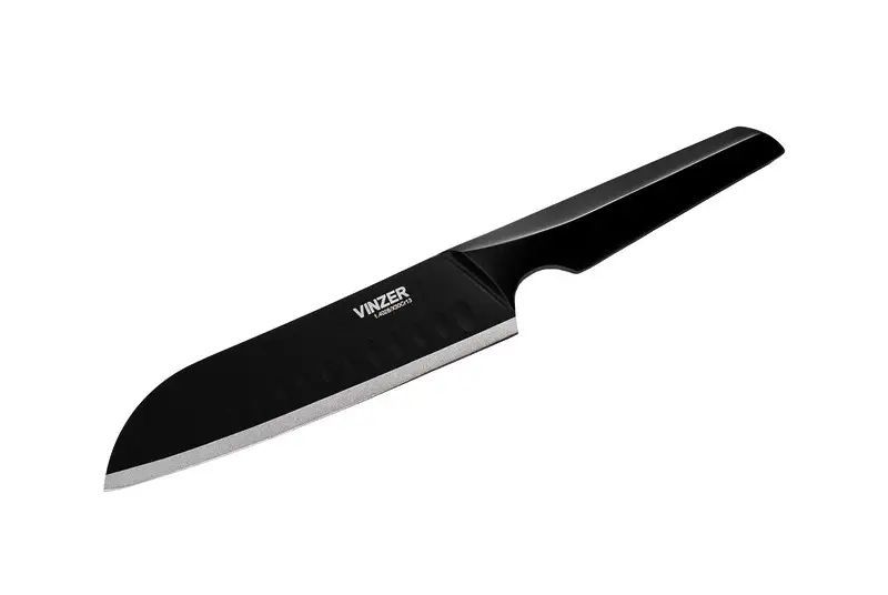 Ніж Santoku Vinzer Geometry Nero Line 17.8 см (89302) 89302 фото