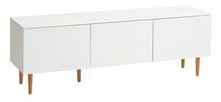 Тумба під ТВ 3дв білий 150х33/50х40 см 3611134 фото