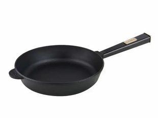 Чугунная сковорода Brizoll Optima-Black 24х6 см 2460О-Р1 фото