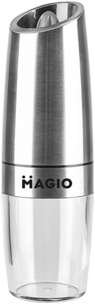 Млин (подрібнювач) для спецій гравітаційний Magio сріблястий 210MG фото