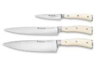 Набір ножів Wuesthof Classic Ikon Creme, 3 пр. (1120460301) 1120460301 фото