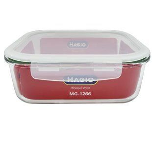 Контейнер харчовий з кришкою Magio 2260 мл 25.7х20.7х8.9 см прямокутний 1266MG фото