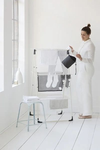 Сушарка для білизни Brabantia Drying Rack 3-ярусна підлогова 23 м Metallic Grey (476648) 476648 фото