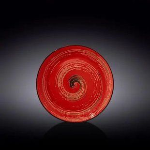 Wilmax.Spiral.Red.Тарілка кругла 25.5см 669214/A фото