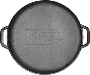 Котел чавунний азіатський Brizoll з кришкою сковородою 10л 10-3KA фото