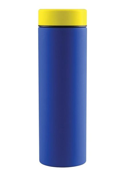 Термобутылка Asobu Le Baton 500 мл Синяя с желтым (LB17 BLUE/YELLOW) LB17 BLUE/YELLOW фото