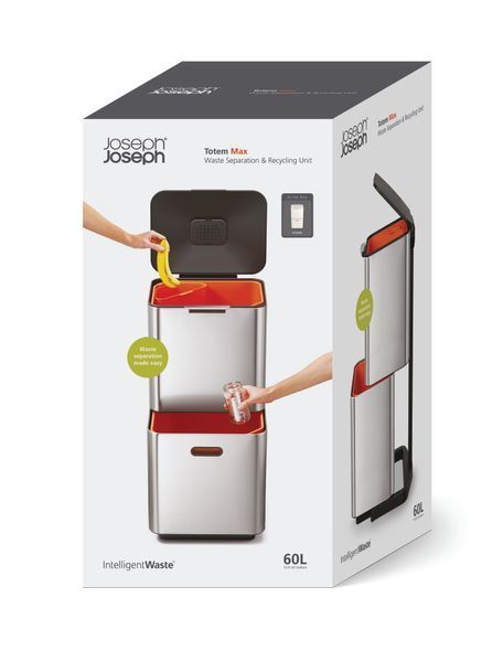 Органайзер для сміття Joseph Joseph Totem 60 л сірий 30061 фото