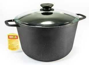 Котел чавунний Біол 0206C-1 6 л 26 см скляна кришка тм PYREX 0206C-1 фото