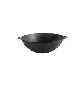 Пательня чавунна WOK з чавунною кришкою 4.7л 300*103 30W-1 фото
