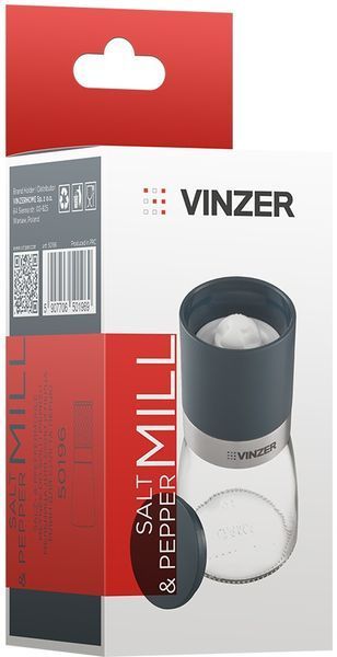 Млин для солі та перцю Vinzer 145 мл 50196 фото