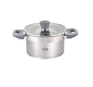 Каструля зі скляною кришкою Krauff 22 см 26-238-058 фото